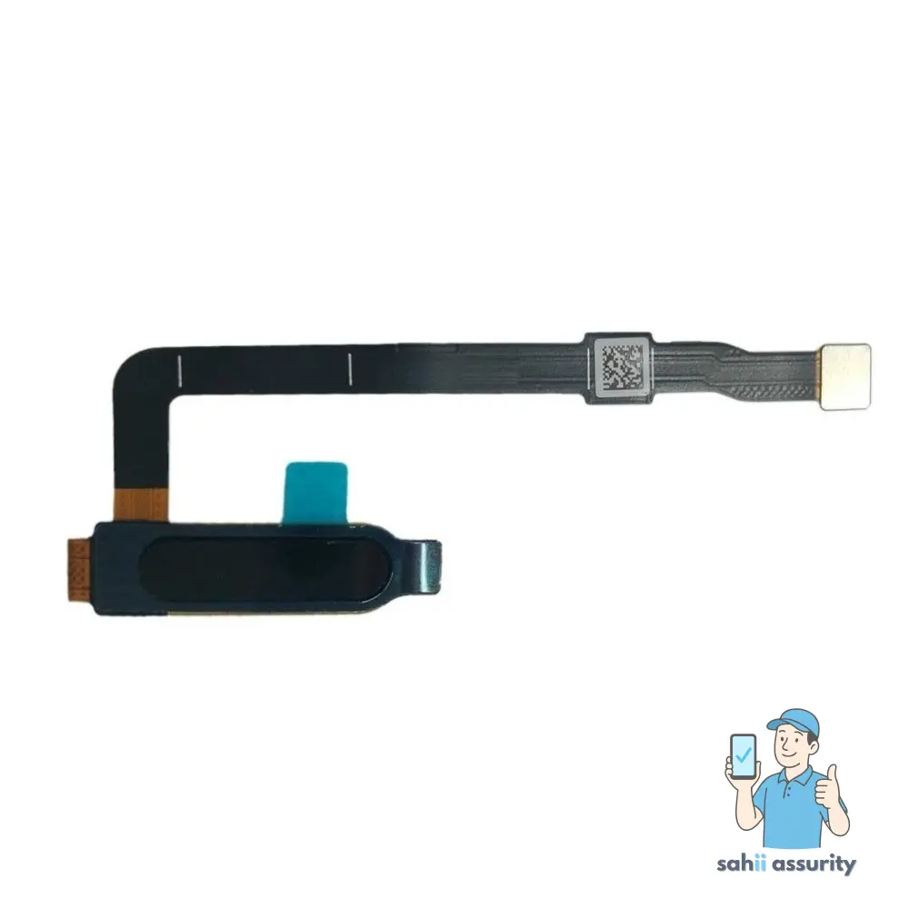 Fingerprint Sensor with Flex Cable for Motorola Moto G6 Black thumbnail